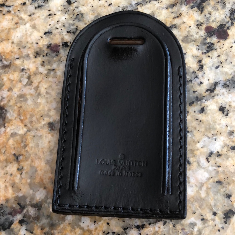 Louis Vuitton Luggage Tag (painted Black)